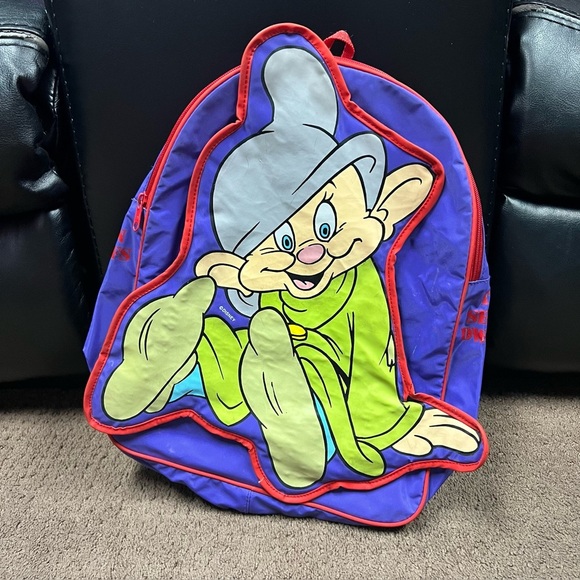 Disney Other - Disney Dopey Giant Dwarf Backpack Snow White & The Seven Dwarfs vintage